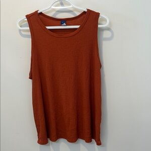 Old Navy Sleeveless Burnt Orange Tank Top